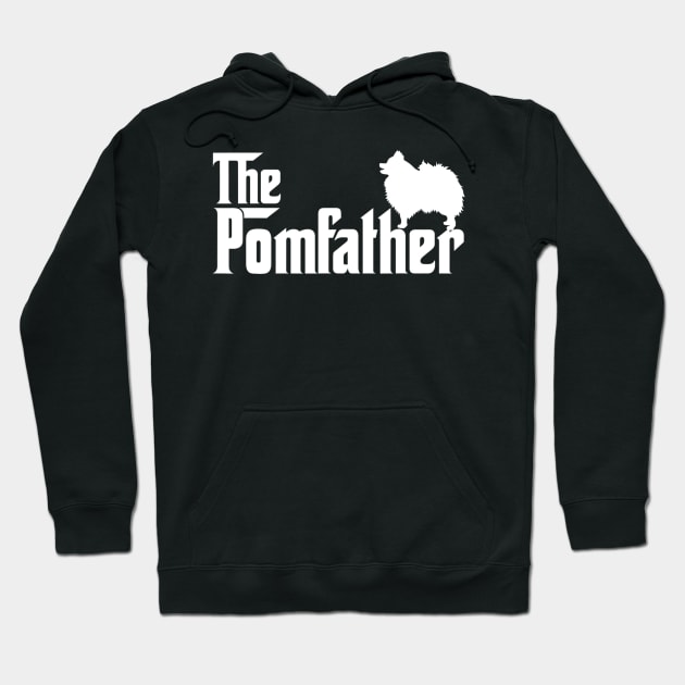 Funny Pomeranian Father Dad The Pom Father Dog Lover Hoodie by Carmenshutter